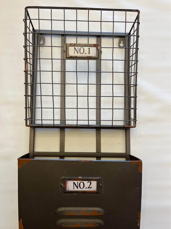 Industrial Style Wall Organizer - photo 4