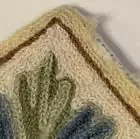 Vintage Kashmiri Chain Stitch Wool Rug image indicator(3)