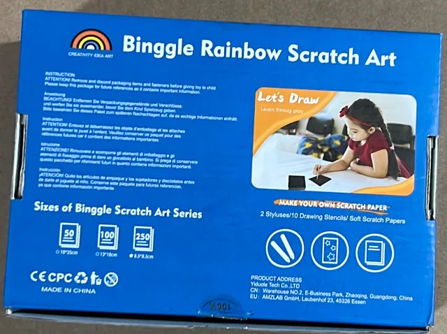 Binggle Rainbow Scratch Art image indicator(2)