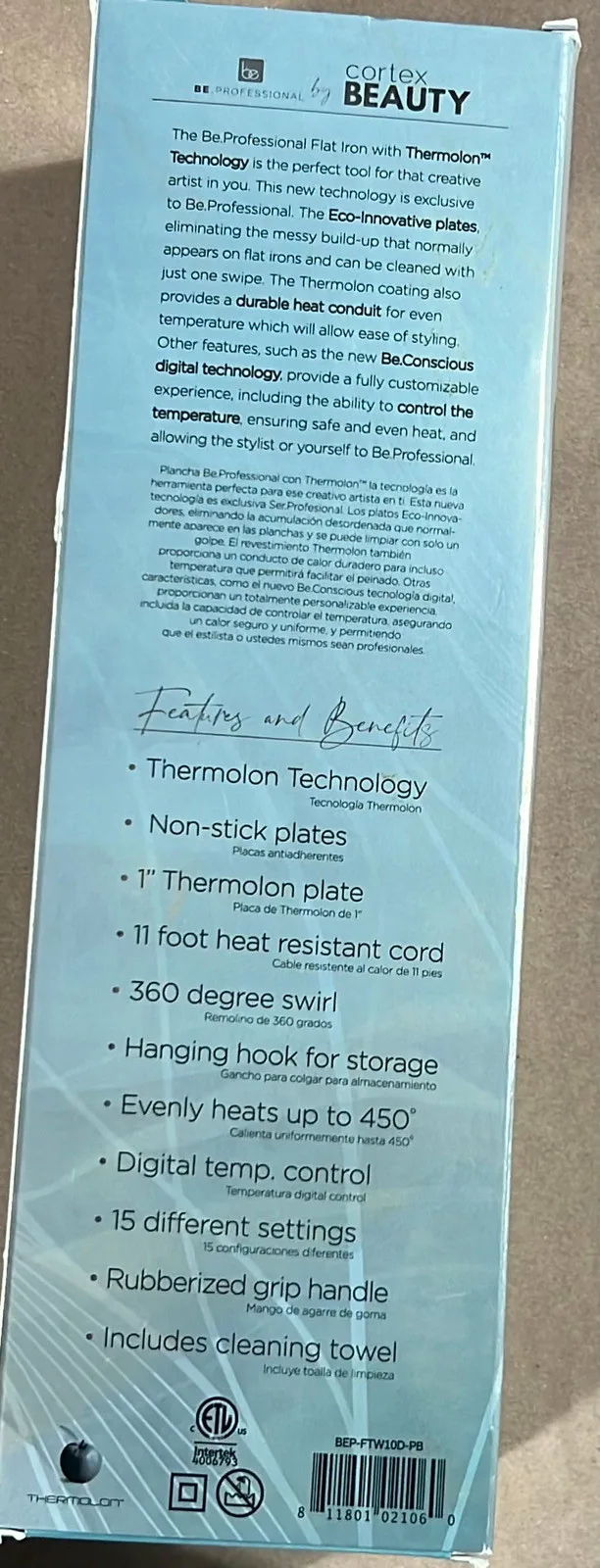 BE Professional Flat Iron image indicator(3)