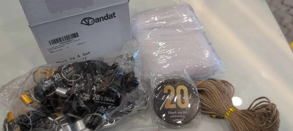 54 openers for 20th birthday favours 👑 with tags and pouch image indicator(4)
