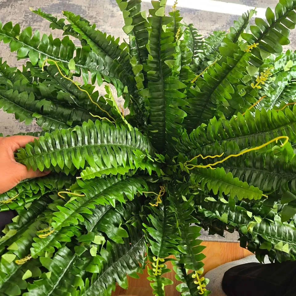 1 pc Artificial Boston Fern Bush🍀🌿 image indicator(2)