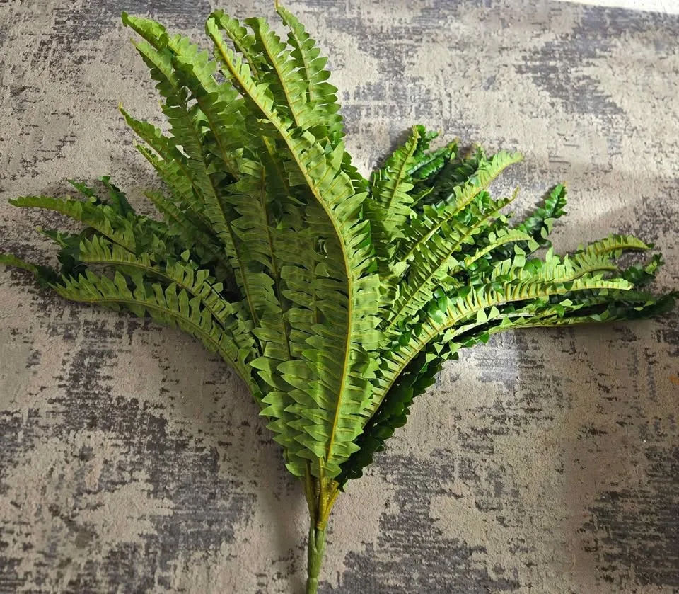 1 pc Artificial Boston Fern Bush🍀🌿 image indicator(3)
