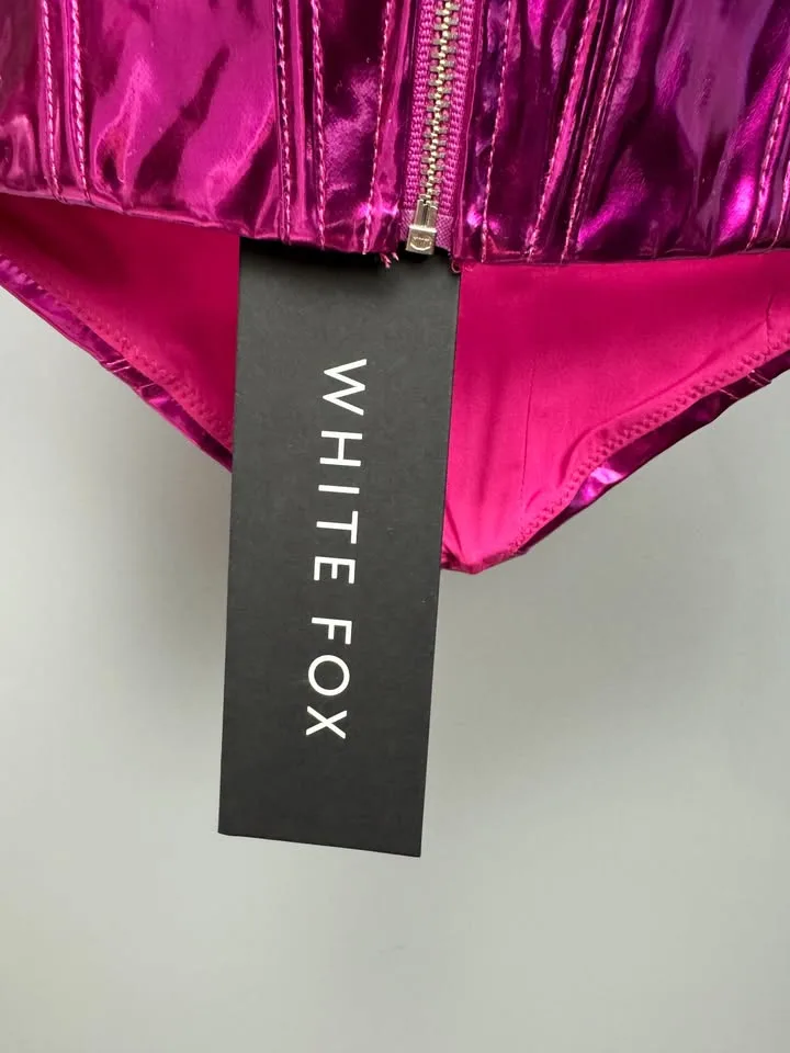 BNWT Hot Pink Corset by White Fox image indicator(5)