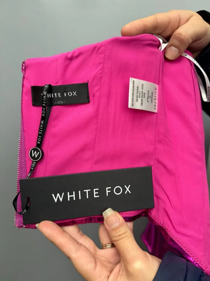 BNWT Hot Pink Corset by White Fox image indicator(6)