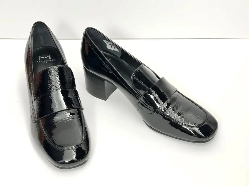 Marc Fisher Hudson Black Loafers thumbnail