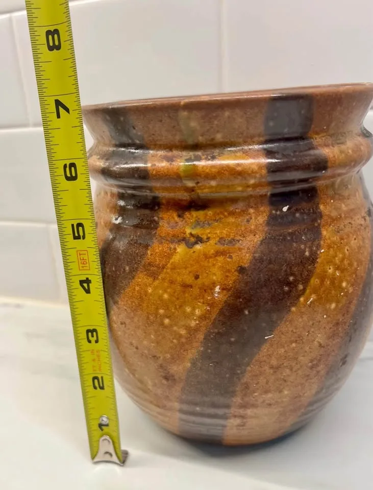 McCoy Pottery Co Brown Onyx Vase image indicator(2)