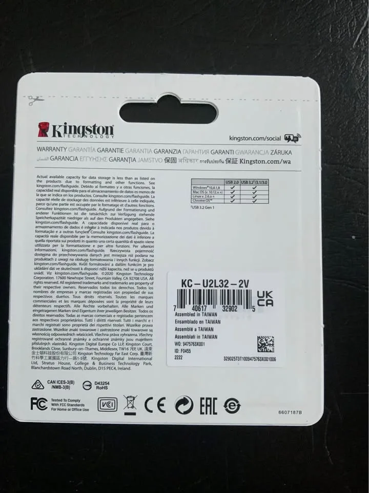 Kingston DataTraveler 32GB/GO USB 3.2 Drive image indicator(2)