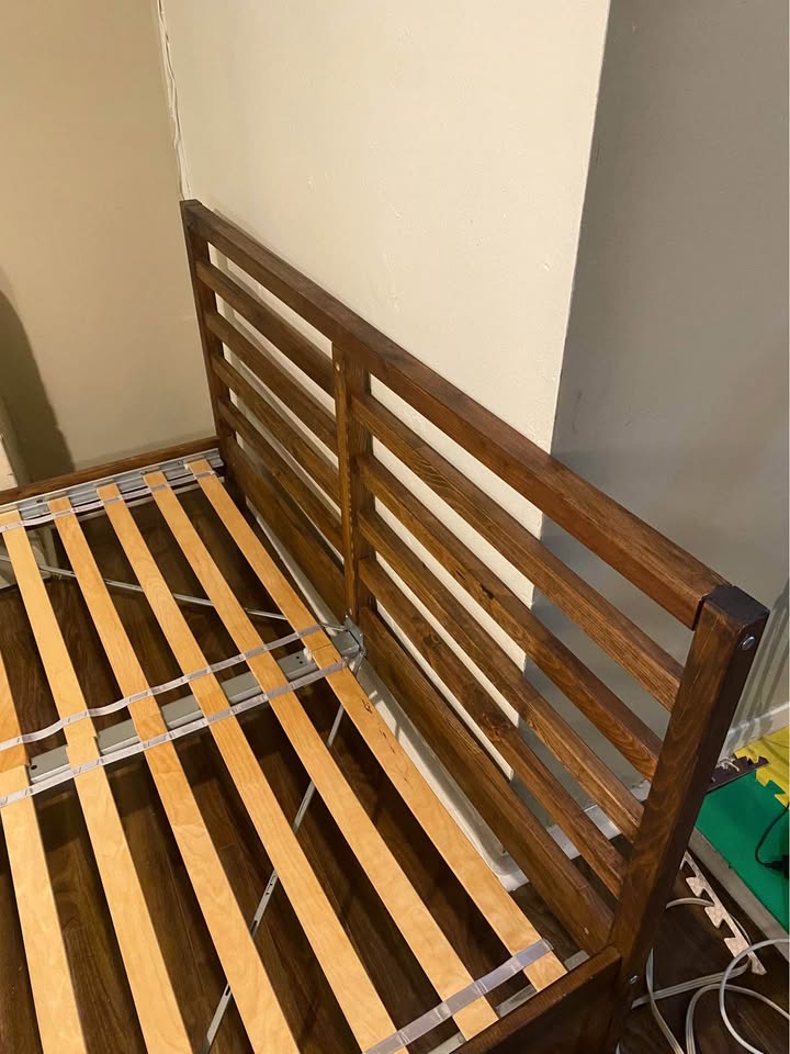 IKEA TARVA Queen Bedframe - with Custom Wood Stain - photo 2