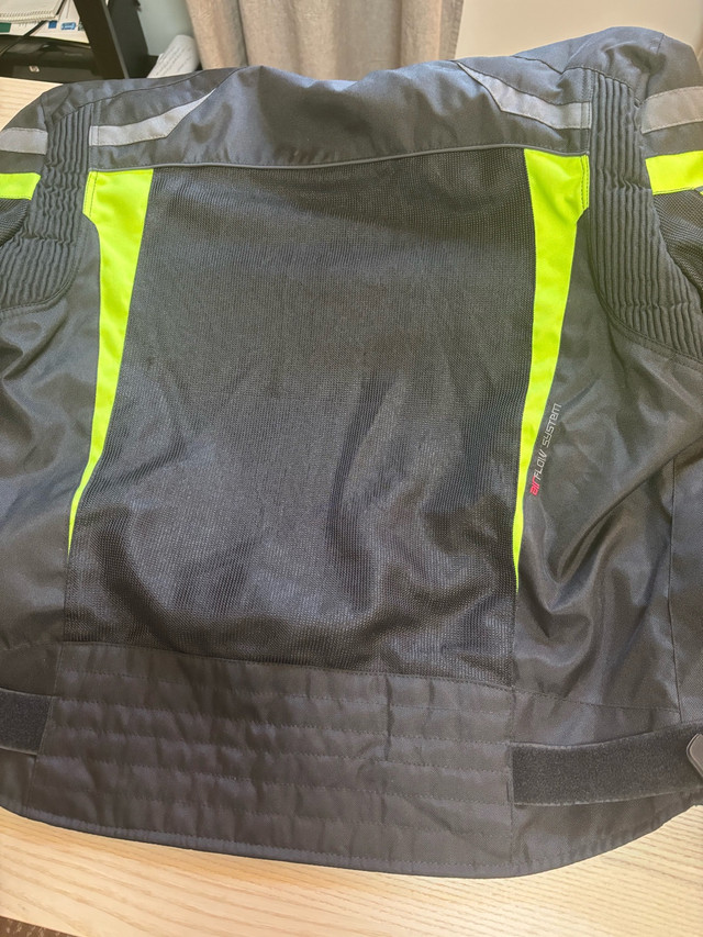 Leather Motorcycle Gloves & Fly System Mesh Riding Jacket - photo 2