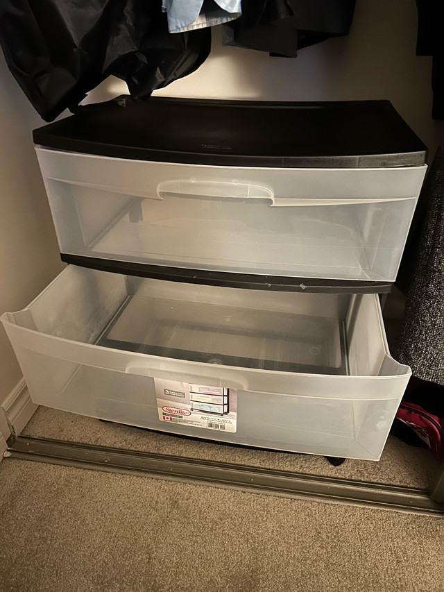 2 plastic shelving cabinets with wheels for sale - photo 4