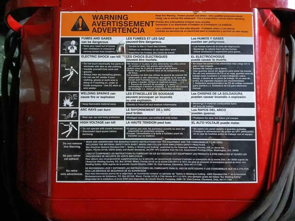 Lincoln Electric POWER MIG 210 MP image indicator(3)