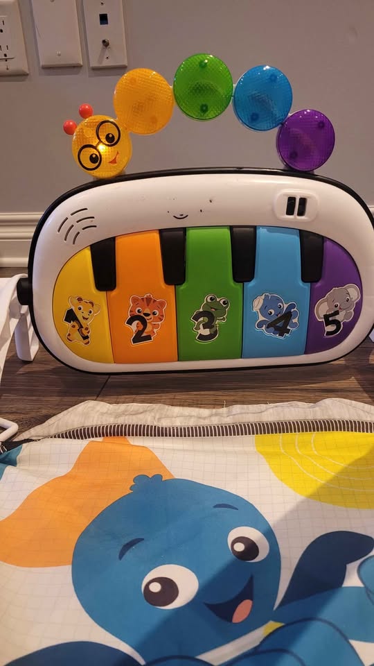 Baby Einstein Activity Gym Play Mat with Piano and hanging toys - photo 2