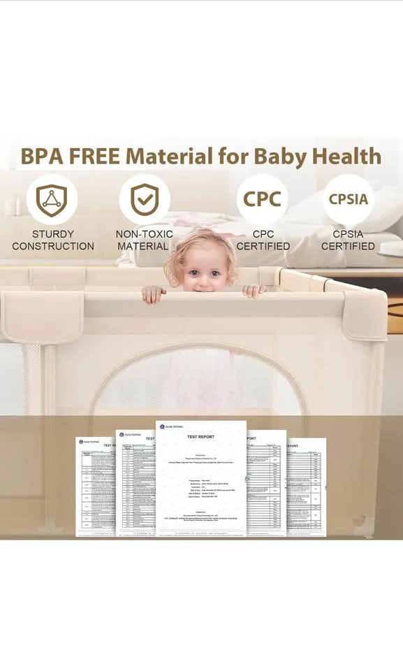 Playpen for Babies and Toddlers 71x59inch image indicator(4)