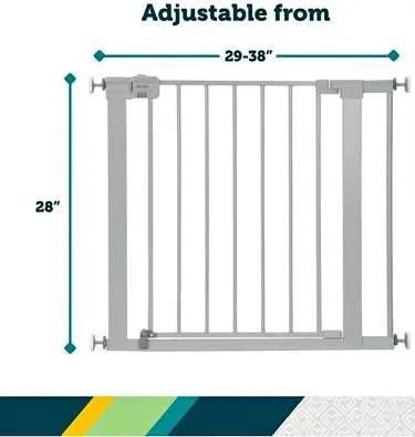 Safety 1st Baby Gate, SecureTech, No-Drill, With Door thumbnail