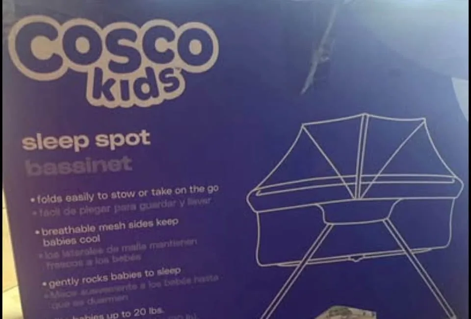 Cosco Kids Sleep Spot Baby Bassinet, Noir Dot, Infant image indicator(3)