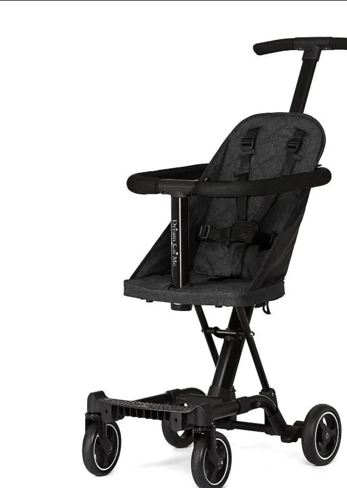 Dream On Me Coast Rider Travel Stroller, Black thumbnail