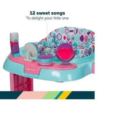 Safety 1st Ready,Set, Walk! Activity Center, Lavendar Buzz image indicator(3)