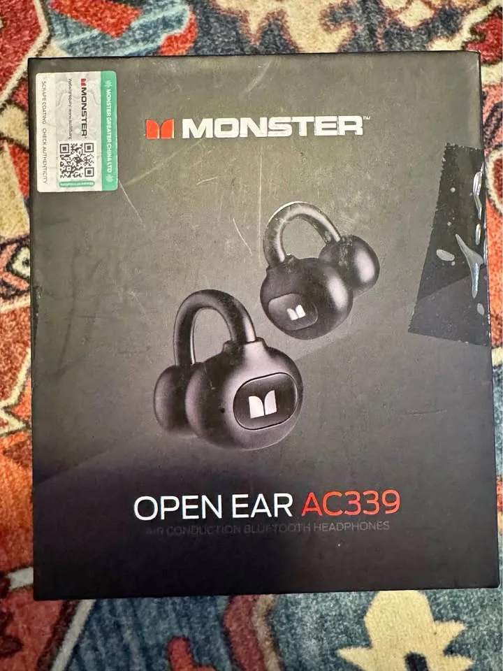 Monster Open Ear AC339 Earbuds Bluetooth 6.0 Earphones thumbnail