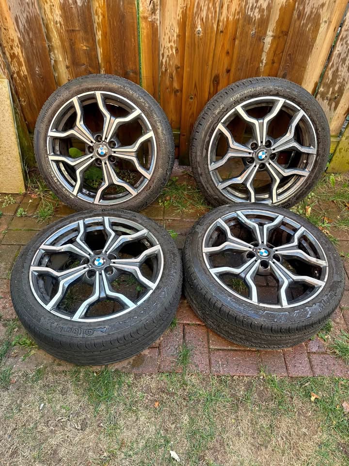 OEM 19” BMW X1 / X2 / X3 Rims on Continental All Season Tires