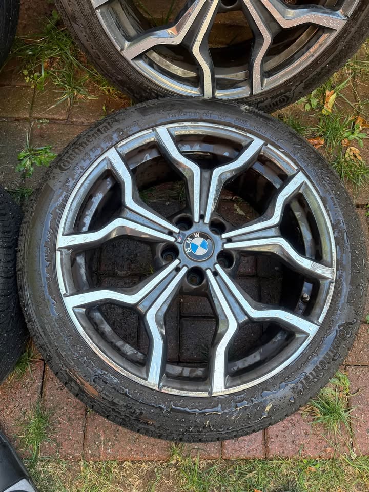 OEM 19” BMW X1 / X2 / X3 Rims on Continental All Season Tires - photo 2