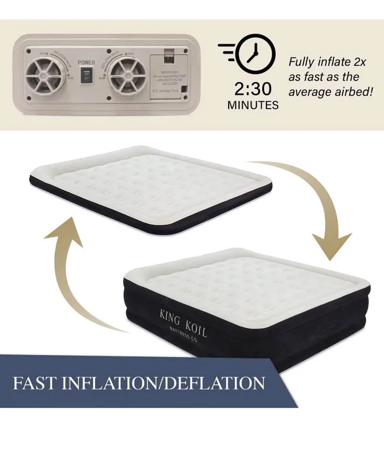 King Koil Luxury King Air Mattress – Like New! image indicator(2)