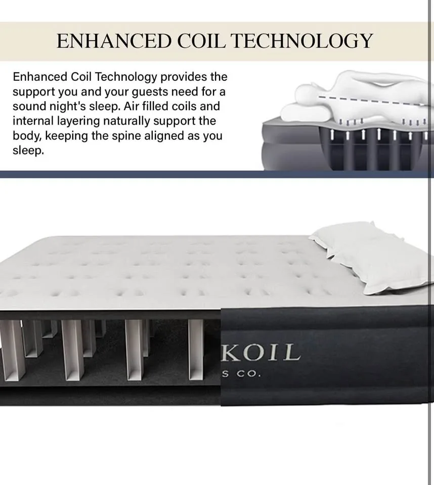 King Koil Luxury King Air Mattress – Like New! image indicator(3)