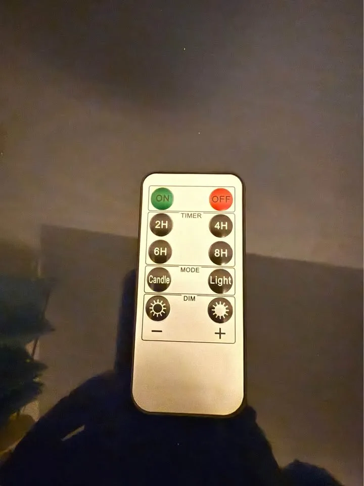 Flameless Candle with Remote (Lavender Leaves Design) image indicator(3)