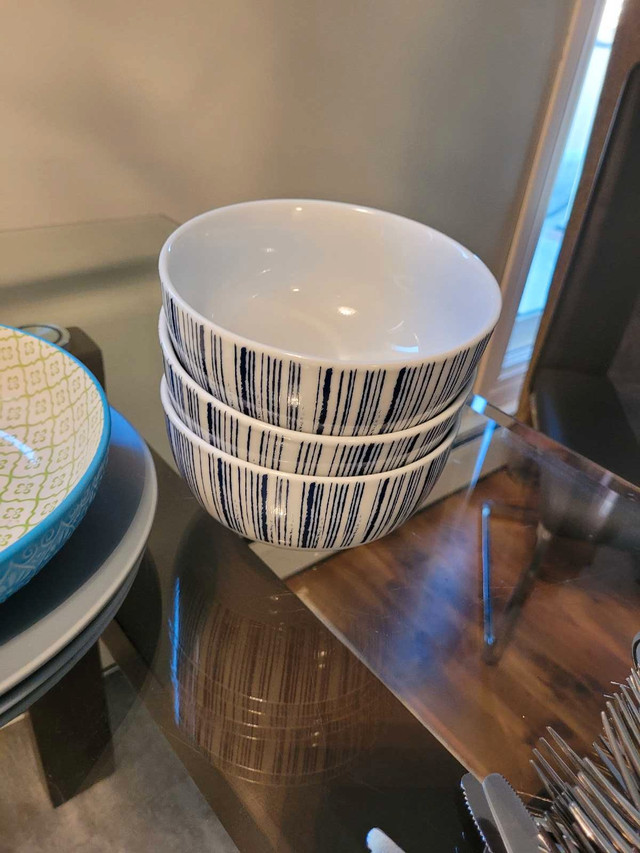 3 bowls white & blue - photo 2