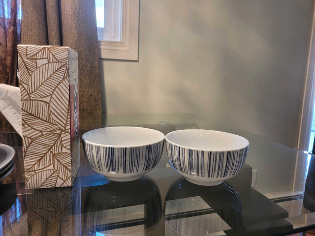 3 bowls white & blue - photo 5