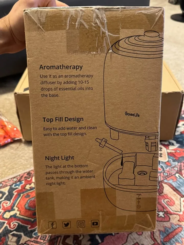 GoveeLife Smart 3L Humidifiers for Bedroom image indicator(4)