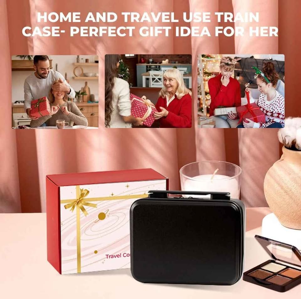 Travel Cosmetic Train Case with Removable Lighted Mirror - photo 5