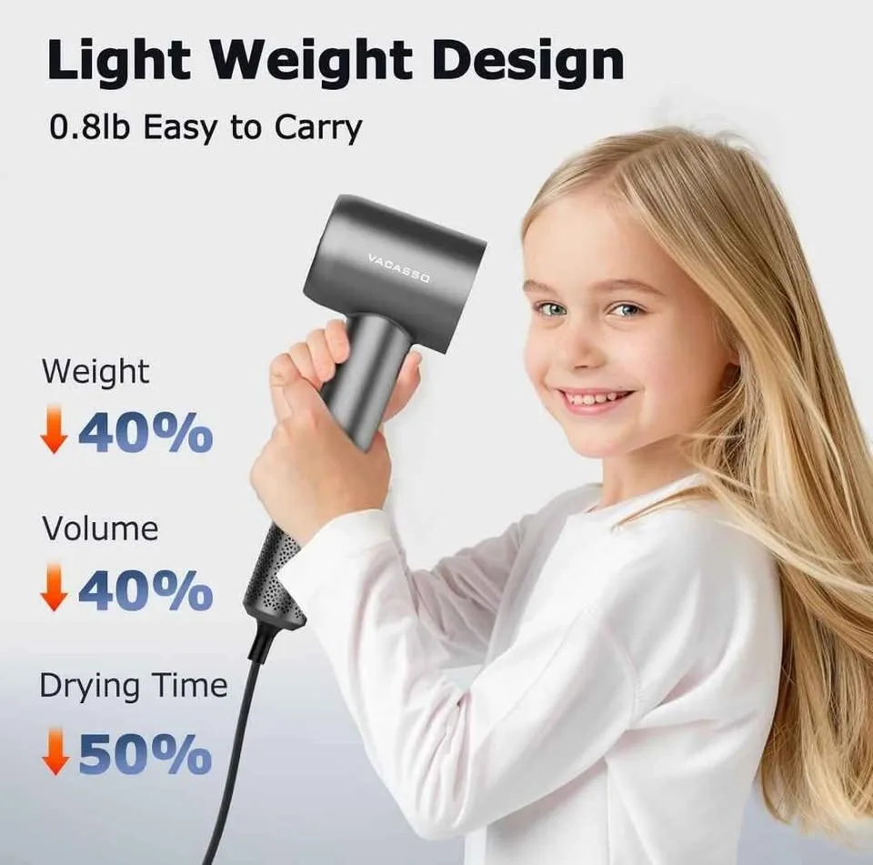 Hair Dryer, 110, 000 RPM High Speed Blow Dryer image indicator(8)