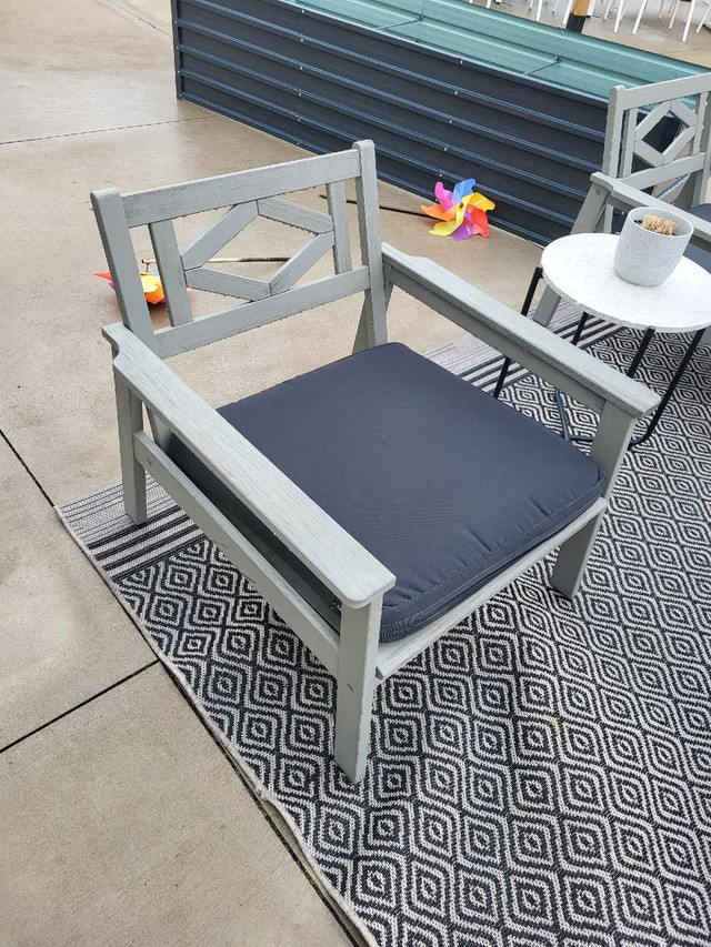 Outdoor Chairs - IKEA Bondholmen Grey