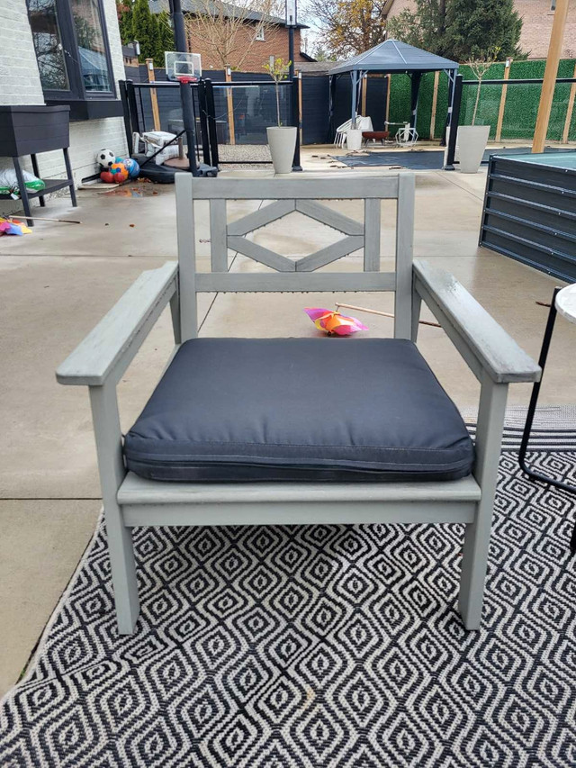 Outdoor Chairs - IKEA Bondholmen Grey - photo 4