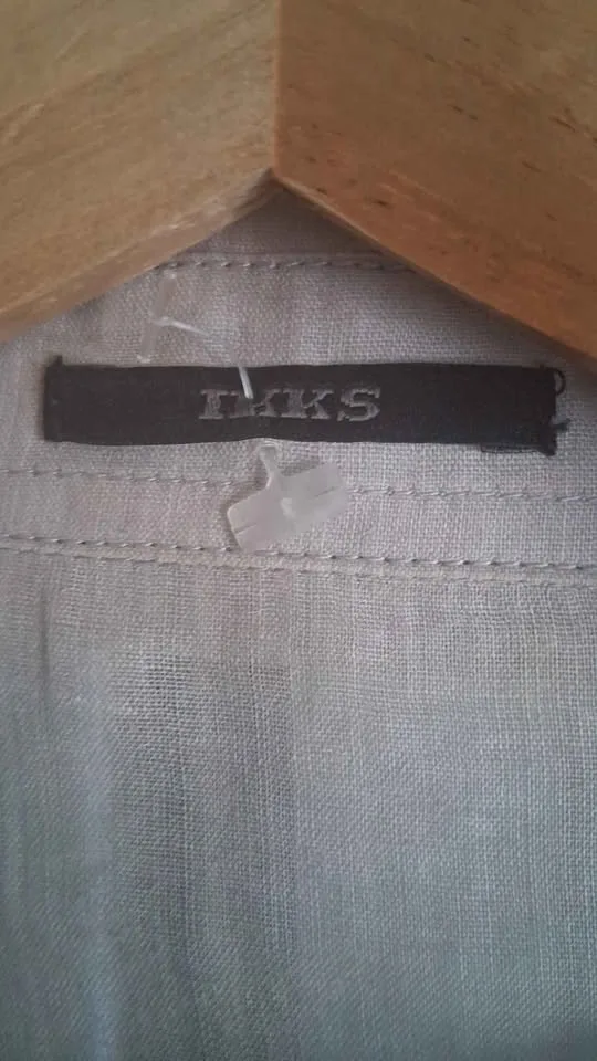 IKKS Ramie/Linen Long-Sleeve Shirt image indicator(3)