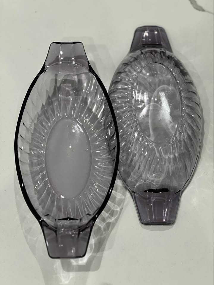 Luminarc Amethyst Purple Banana Split Dishes (Set of 2) - photo 4