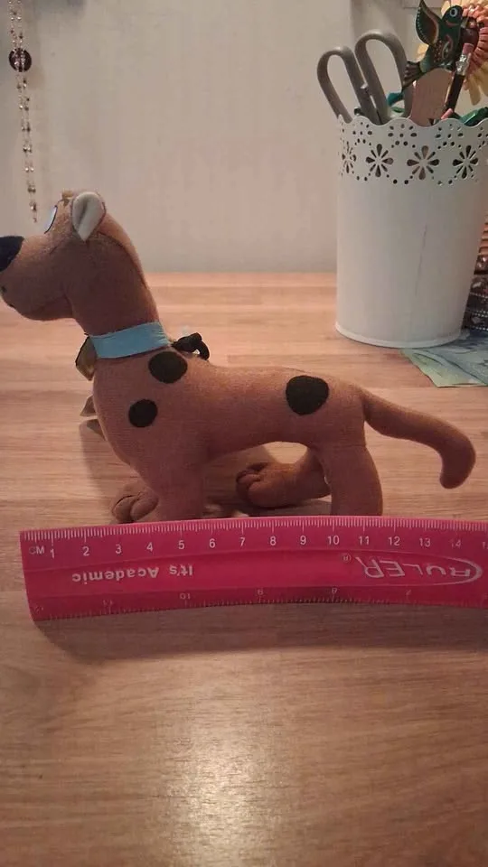 SCOOBY-DOO DOG W/ Zipper 7" Plush STUFFED ANIMAL Clip Toy NEW image indicator(2)