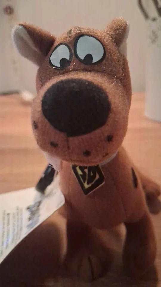 SCOOBY-DOO DOG W/ Zipper 7" Plush STUFFED ANIMAL Clip Toy NEW image indicator(5)