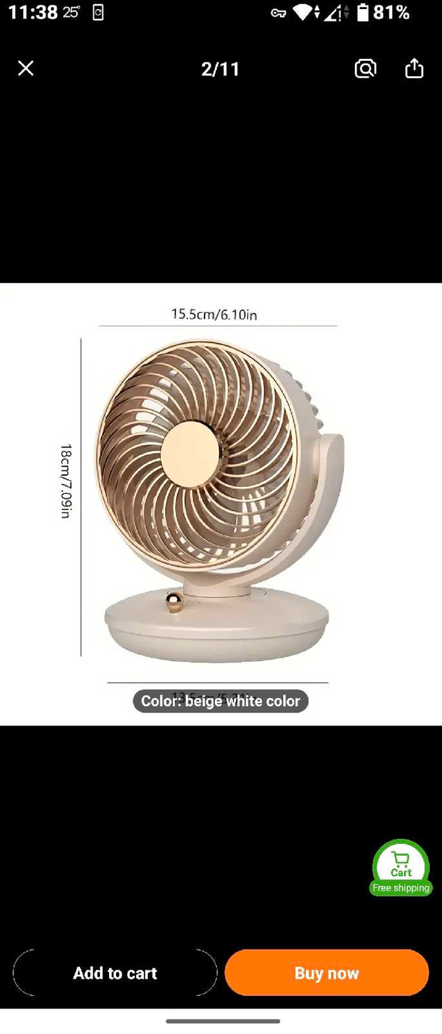 Desk Fan