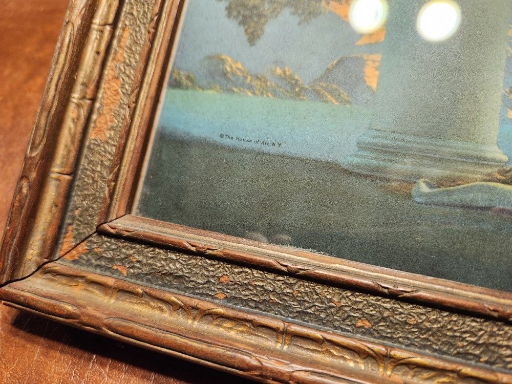 Maxfield Parrish 'Daybreak' Vintage Framed Lithograph - photo 4