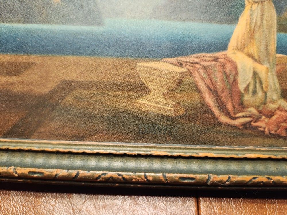 R. Atkinson Fox 'Dawn' Vintage Lithograph 15"x9" - photo 2