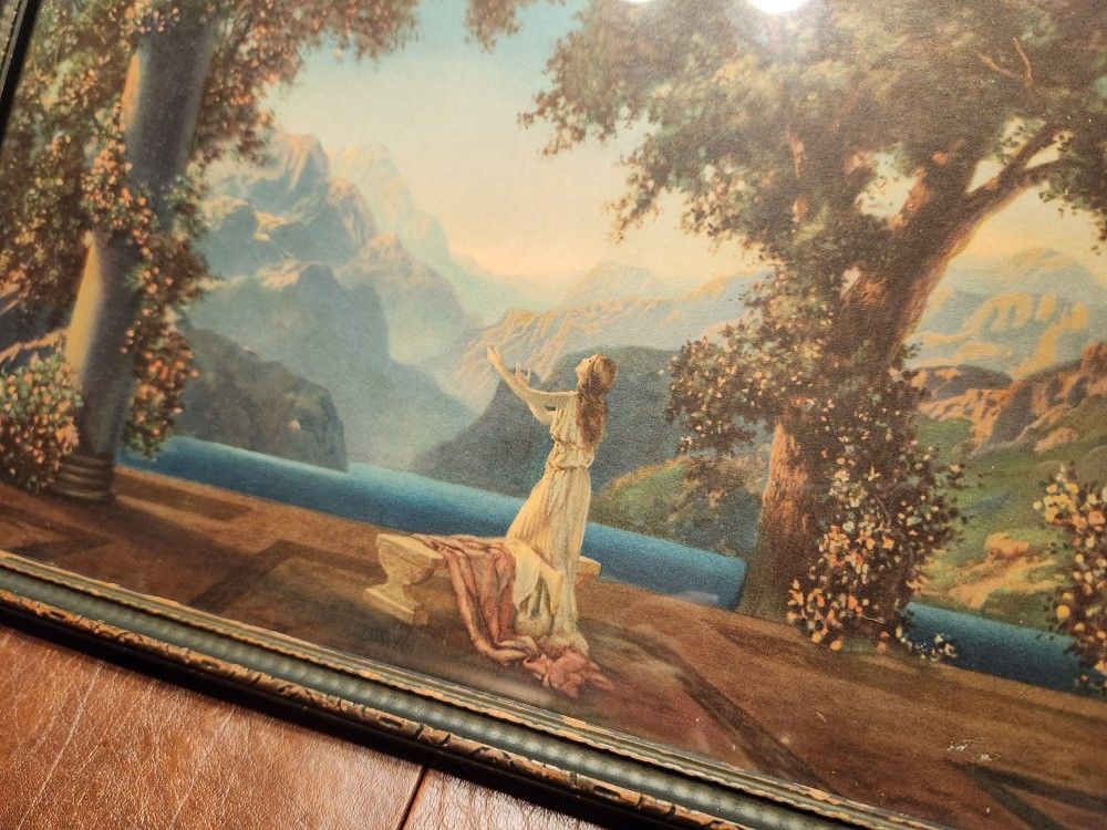 R. Atkinson Fox 'Dawn' Vintage Lithograph 15"x9" - photo 4