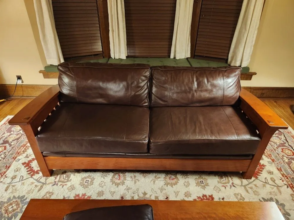 Stickley Orchard Street Sofa in Cherry thumbnail