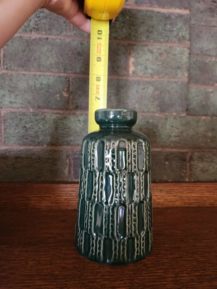Small Green Pottery Vase thumbnail