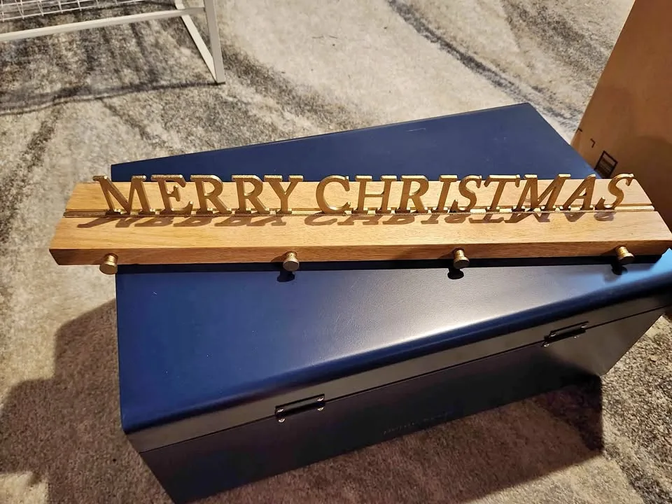 Merry Christmas Weighted Stocking Holder thumbnail