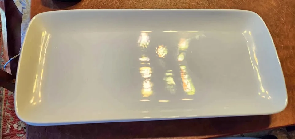 15"x7.5" White Rectangular Serving Dish, Qty 2 thumbnail
