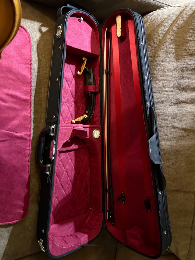 Violin with case made in hungry - photo 5