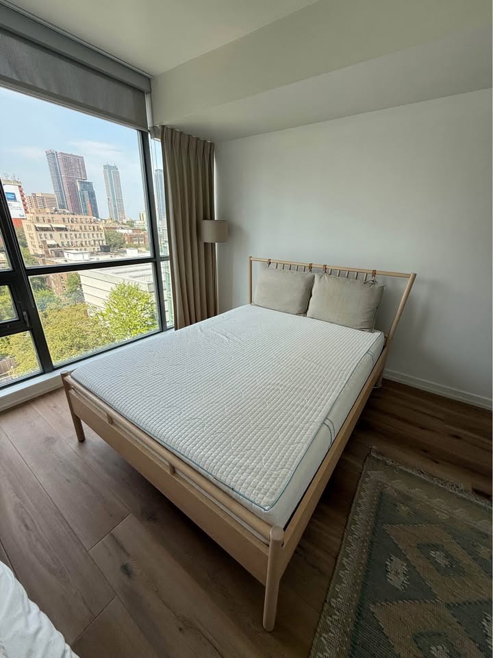 IKEA BJÖRKSNÄS Queen Bed Frame & Memory Foam Mattress - photo 3