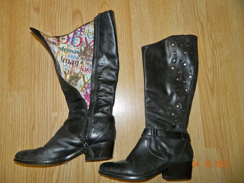 LIBBY EDELMAN real leather boots..EUC...size 7.5M